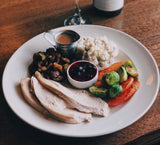 Turkey Dinner with Pumpkin Pie